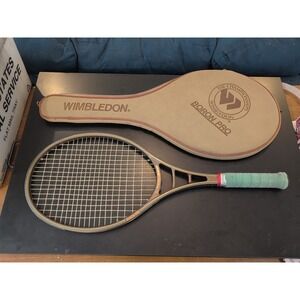 Wimbledon Tennis Racket Racquet Boron Pro With Case 4 1/2"